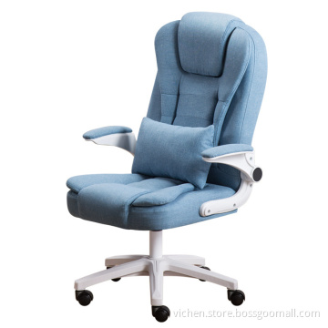 Fabric can lift and rotate office chair